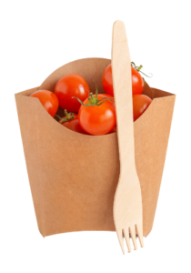 embalagem de alimentos com tomates